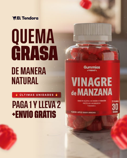 Pack 2×1 — Gomitas De Vinagre De Manzana [Paga al recibir — Sin riesgo]